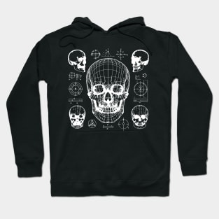 futuristic skull Hoodie